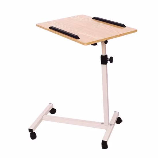 Patient Overbed Table /Adjustable Over Bed Table/Movable Bedside Table